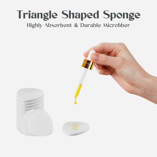 Triangle Shaped Sponge Pack Of 4 Pieces 1.7"x1.7" Size