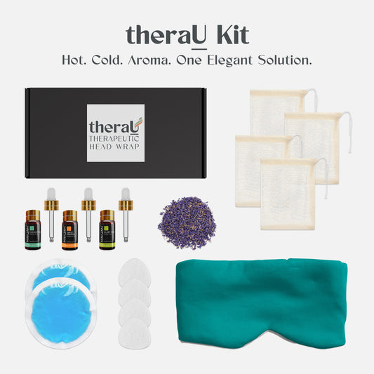 TheraU Head Wrap Kit For Hot/Cold Aromatherapy