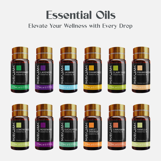 Essential Oils 3mL (1 Droplet, 1 Sponge And 1 Reusable Tea Bag Is Included)