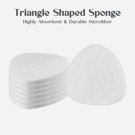 Triangle Shaped Sponge Pack Of 4 Pieces 1.7"x1.7" Size