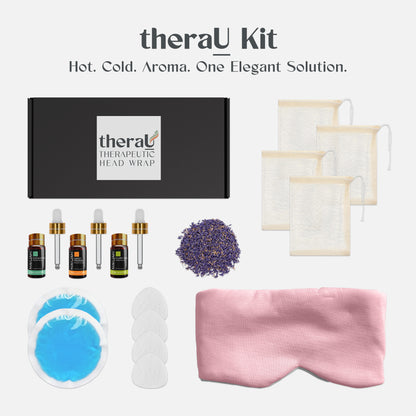TheraU Head Wrap Kit For Hot/Cold Aromatherapy